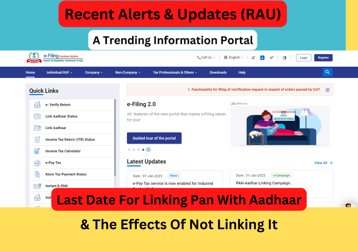 Don't Miss Out: Last Date For Linking Pan With Aadhaar & The Effects Of Not Linking It