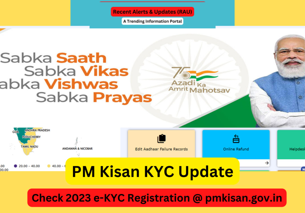 Check 2023 e-KYC Registration @ pmkisan.gov.in