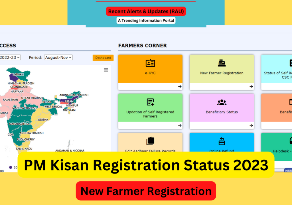 PM Kisan Registration Status 2023 New Farmer Registration